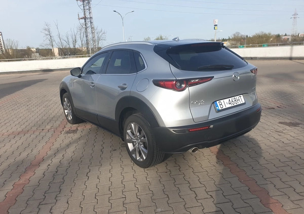 Mazda CX-30 cena 99900 przebieg: 49000, rok produkcji 2021 z Białystok małe 79